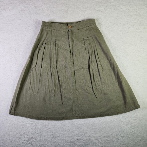 Madeline Pleated Slit Skirt